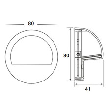 Keenan Cast Brass Step Light